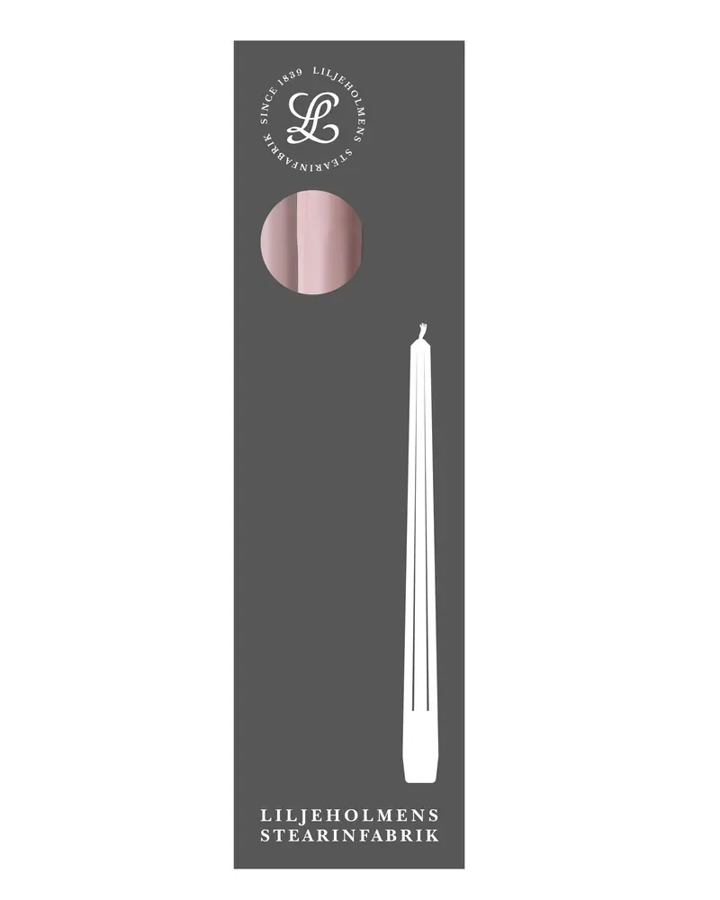 Liljeholmens Prismaljus Candle Set – 4-Pack Soft Pink 1