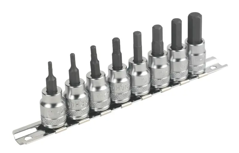 Magnusson 3/8 In Drive 8-Piece Hex Bit Socket Rail 1