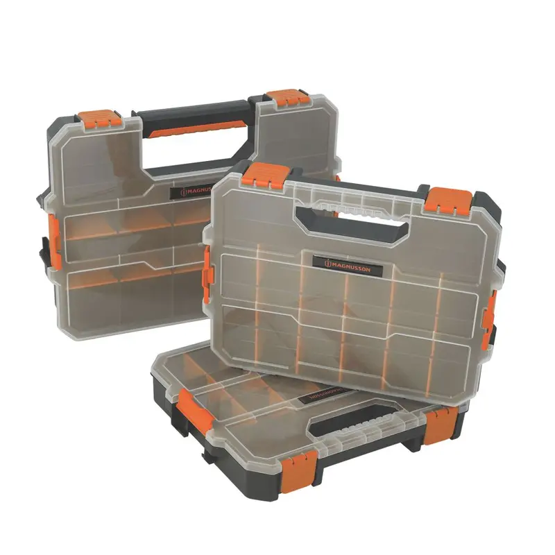 Magnusson 3-Piece Compartmentalized Tool Organizer Case 1
