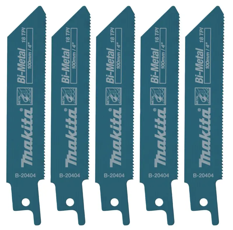 Makita B-20404 Sheet Metal Reciprocating Saw Blades – 100Mm, 5-Pack 1