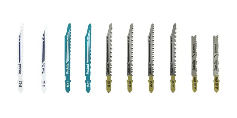 Makita B-44426 Multi-Material Jigsaw Blade Collection – 10-Piece Set 1
