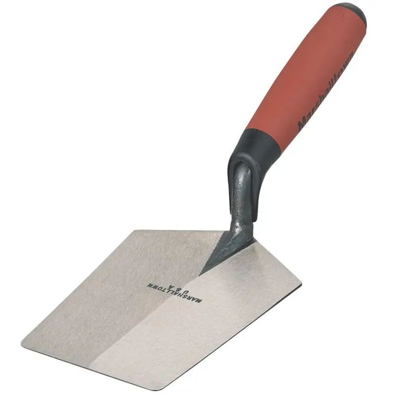 Marshalltown 7-1/2" Bucket Trowel — Stainless Steel, Ergonomic Handle 1