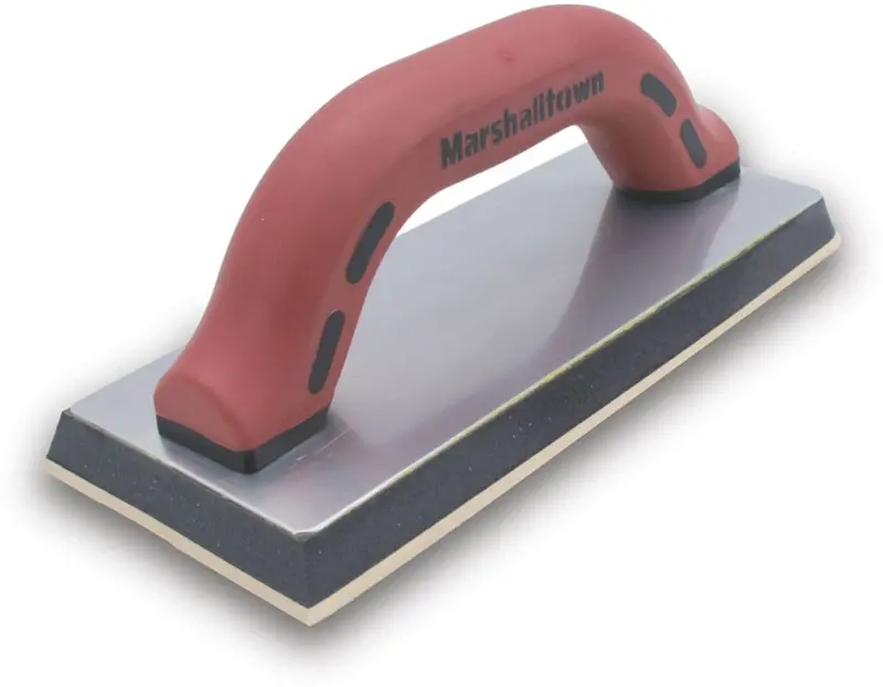 Marshalltown 9" X 4" Rubber Float — Lightweight Concrete & Stucco Finishing 1