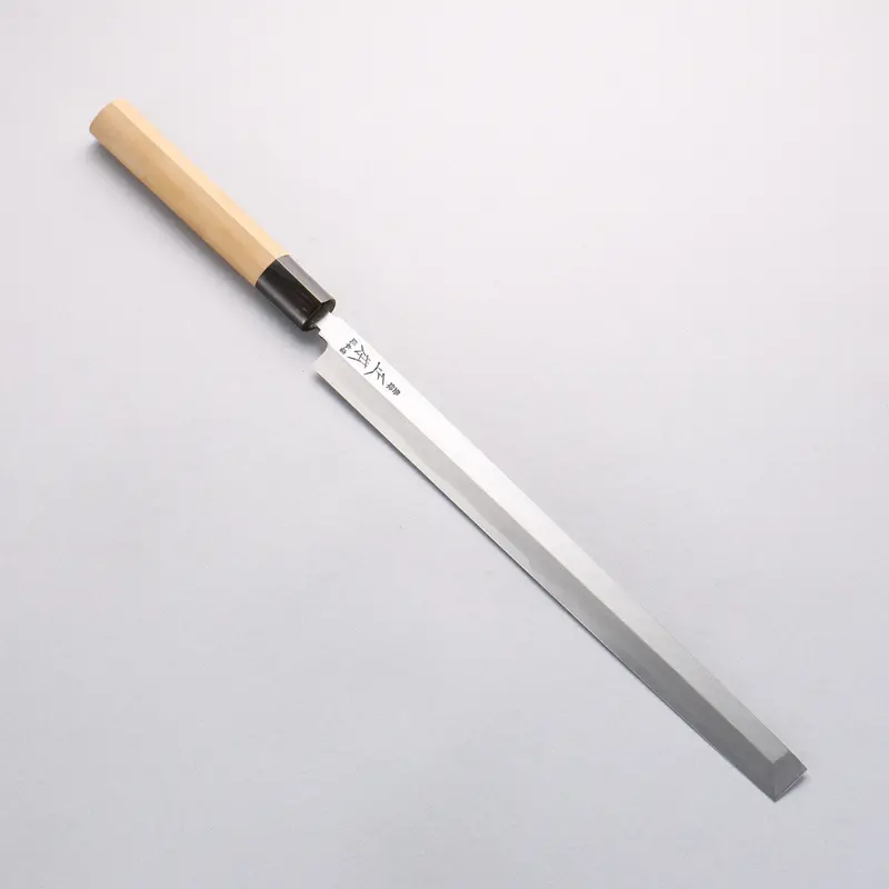 Masamoto Hongasumi White Steel No.2 Takohiki – 180Mm Magnolia Handle 1