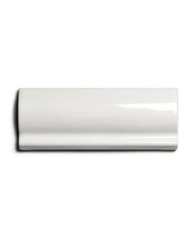 Mayfair Wall Tile – Ivory Bullnose Trim, 5X13 Cm, Slightly Wavy Gloss 1