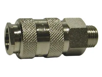 Mecafer Heavy-Duty 14Mm Air Coupler – Corrosion-Resistant Brass Construction 1