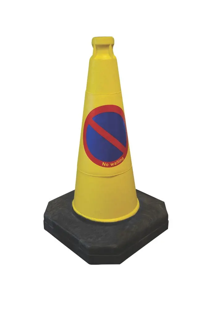 Melba Swintex Flexi Traffic Cone – 500Mm 'No Waiting' Design 1