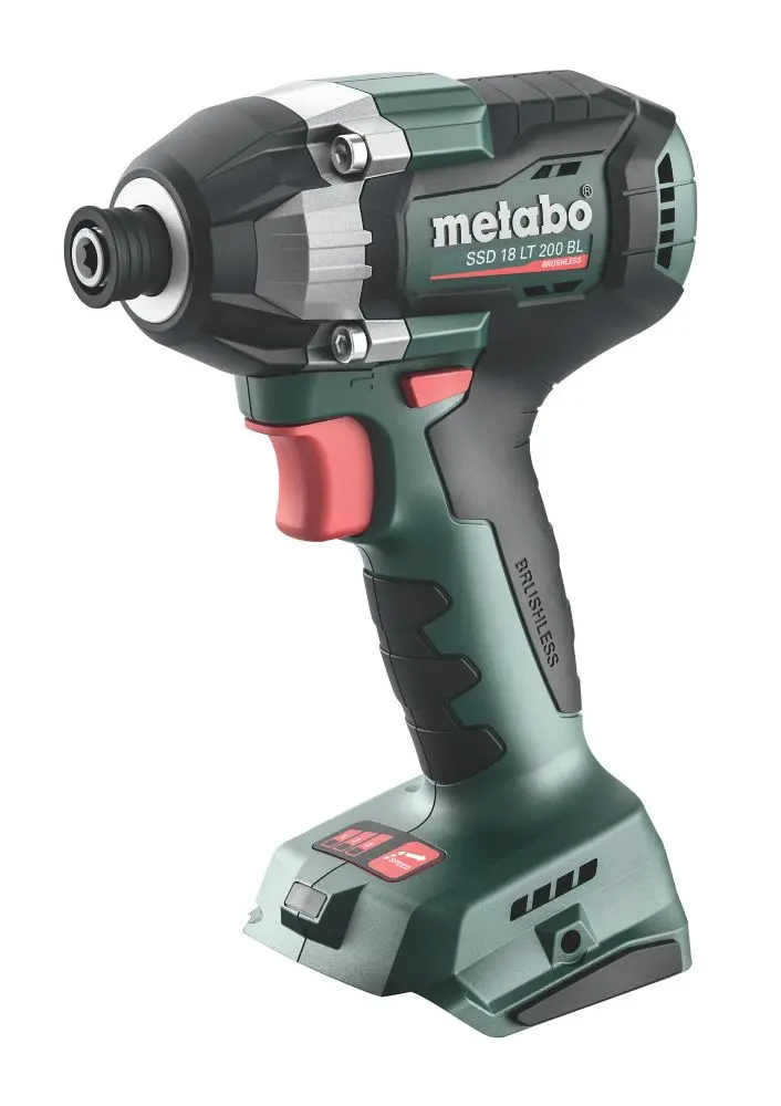 Metabo Ssd 18 Lt 200 Bl 18V Brushless Cordless Impact Driver – High-Torque (Bare Tool) 1