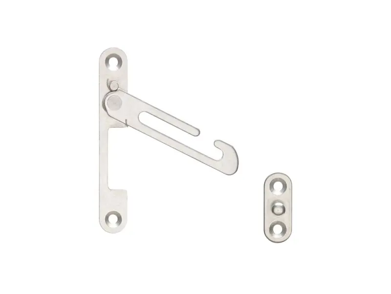 Mila Brushed Stainless Steel Window Restrictor – 100Mm (Alternate Listing) 1