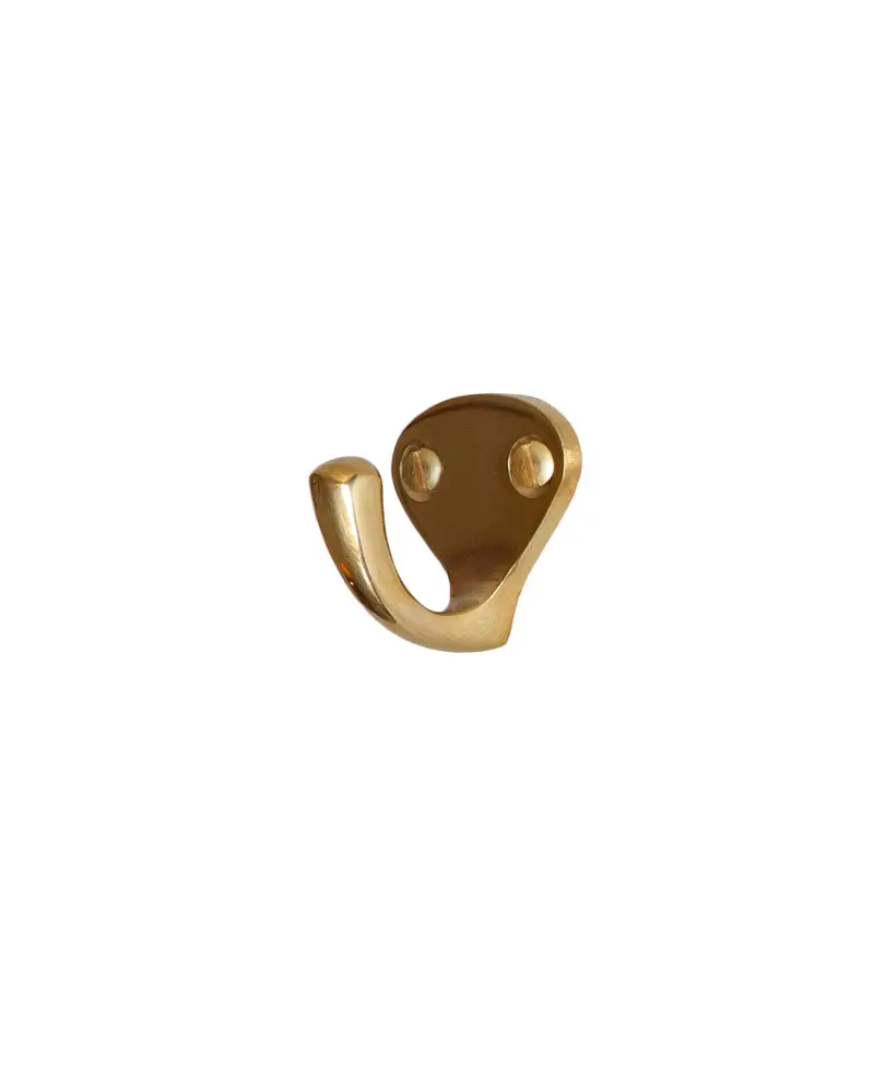 Mini Hook – Solid Brass, Bårebo Design 1