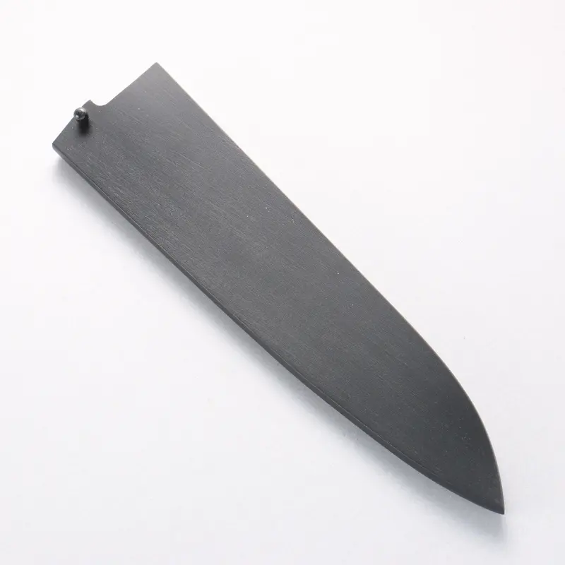Minimalist Black Saya – 210Mm Gyuto Knife Sheath With Plywood Pin Fastening 1