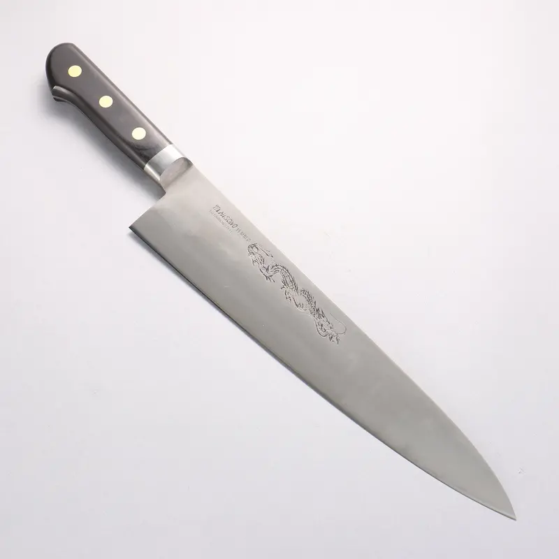 Misono Swedish Steel Gyuto – 210Mm With Hand-Carved Dragon Engraving 1