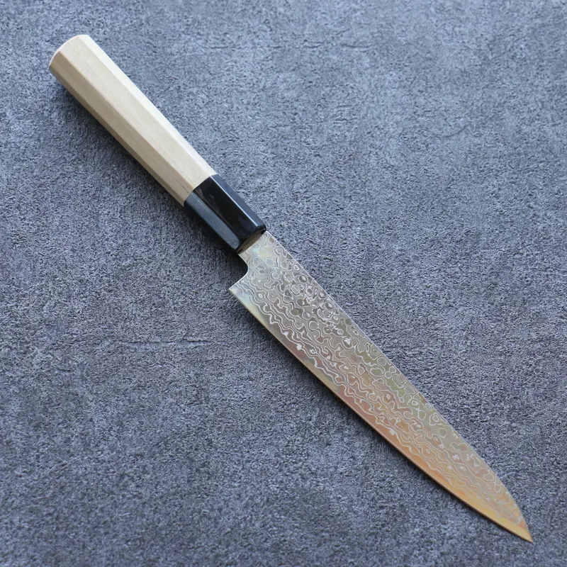 Misuzu Aus-10 Damascus Petty-Utility – 150Mm Magnolia Handle 1