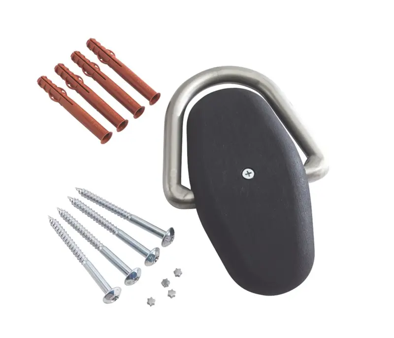 Mottez Universal Lock Anchor – 130Mm Black Heavy-Duty 1