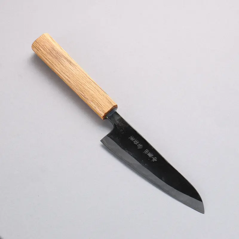 Nakaniida White Steel #2 Kurouchi Kawamuki – 120Mm, Handcrafted Oak Handle 1