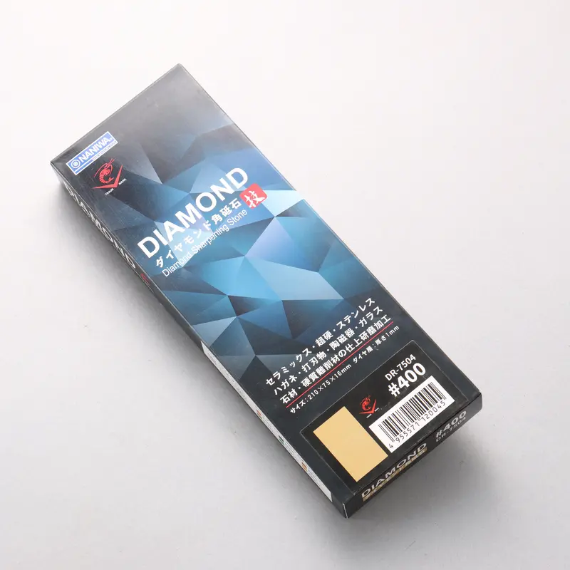 Naniwa Diamond #400 Coarse Diamond Lapping Stone – 210×75×16Mm 1