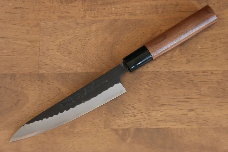 Nao Yamamoto Blue Steel Kurouchi Petty – 140 Mm, Walnut Handle 1