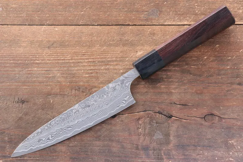 Nao Yamamoto Sg2 Black Damascus Petty-Utility – 140Mm With Shitan Handle 1