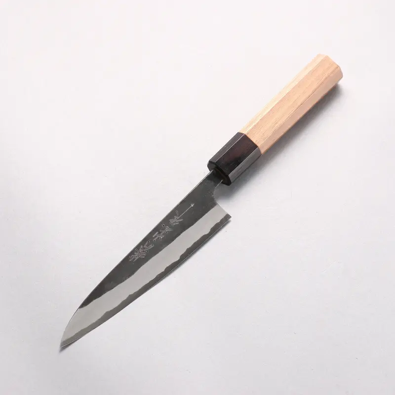 Nao Yamamoto Yasuki Blue Steel Kurouchi 135Mm Petty-Utility Knife With Walnut Handle 1