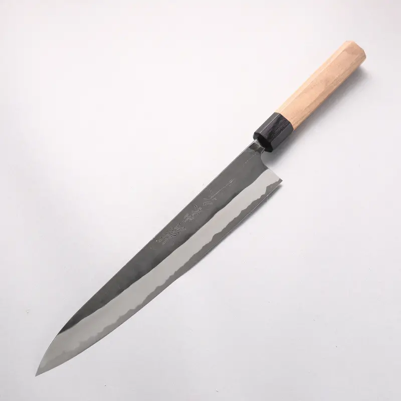 Nao Yamamoto Yasuki Blue Steel Kurouchi 270Mm Sujihiki Knife With Walnut Handle 1