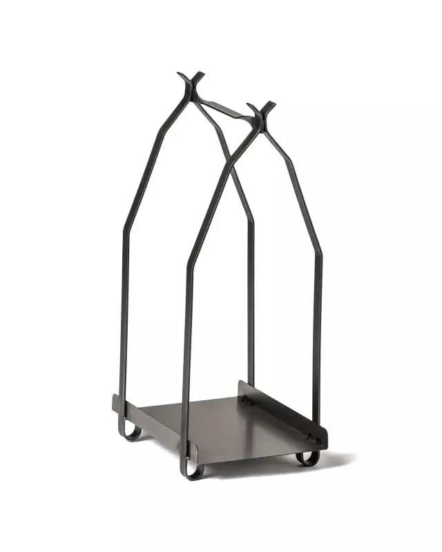National Romantic Style Wrought Iron Log Basket 1
