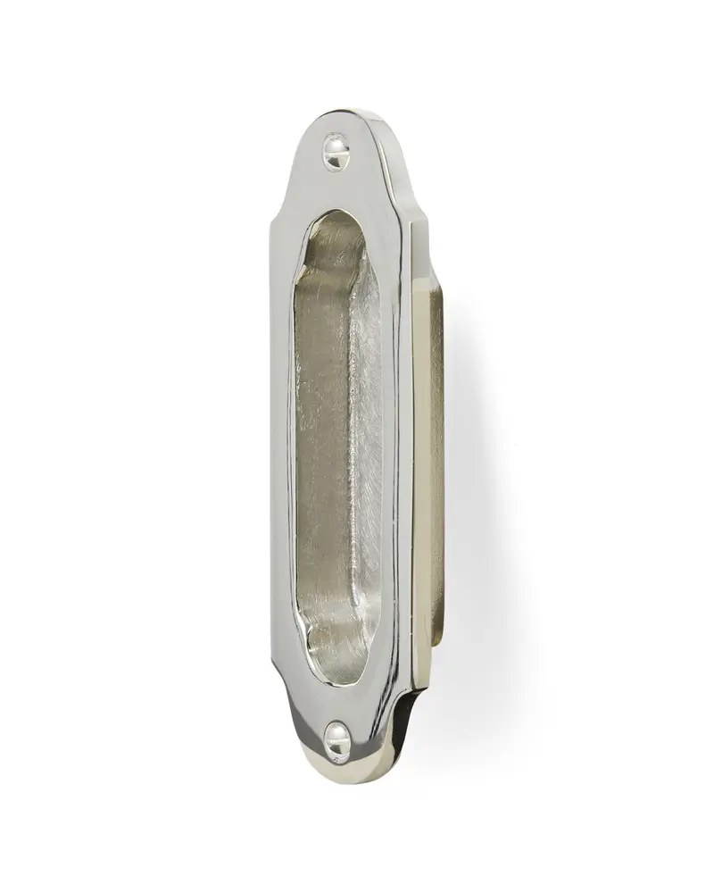 Nickel-Finished Änggården Sliding Door Handle 1