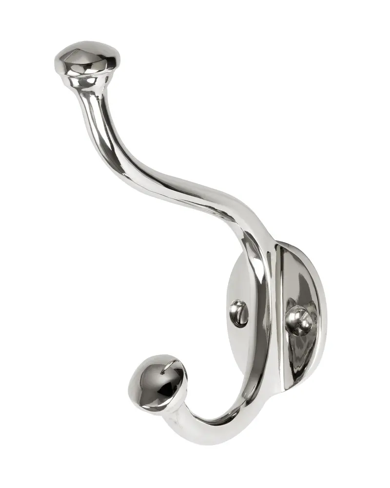 Nickel-Finished Coat Hook – Djurgårdsgatan Series 1