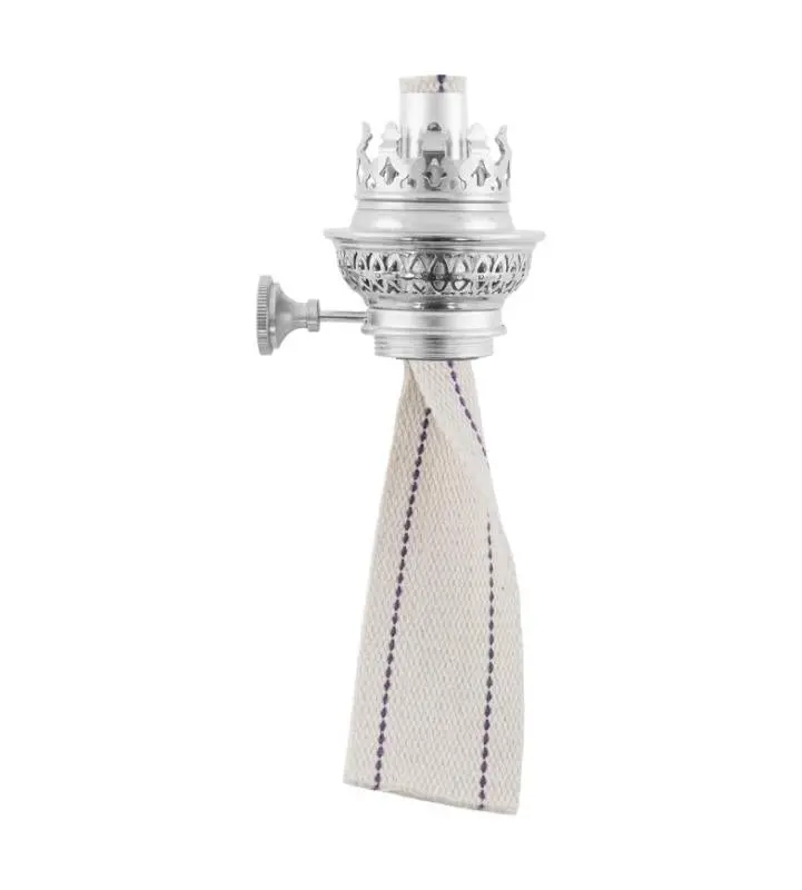 Nickel-Plated Candle Holder – 10 Cm Height, Veke Style 1