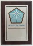 North Star Award Plaque – 5X7 Inch Scouting Achievement Frame 1