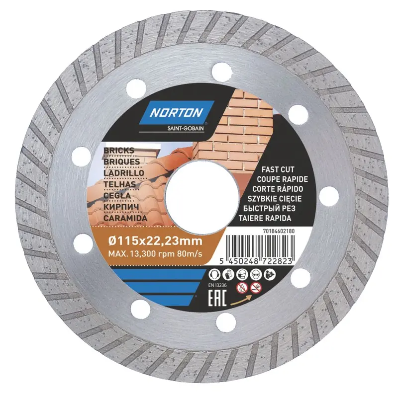 Norton 115×22.23Mm Multi-Material Diamond Cutting Disc – Precision Edge 1