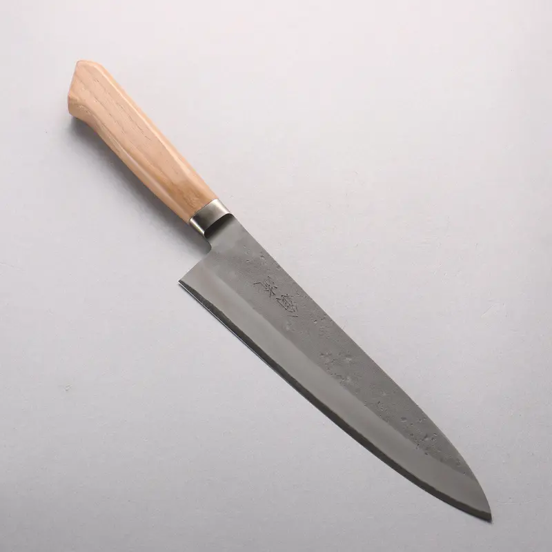 Oul Blue Steel Nashiji Gyuto – 210Mm Japanese Chef Knife, Walnut Handle 1