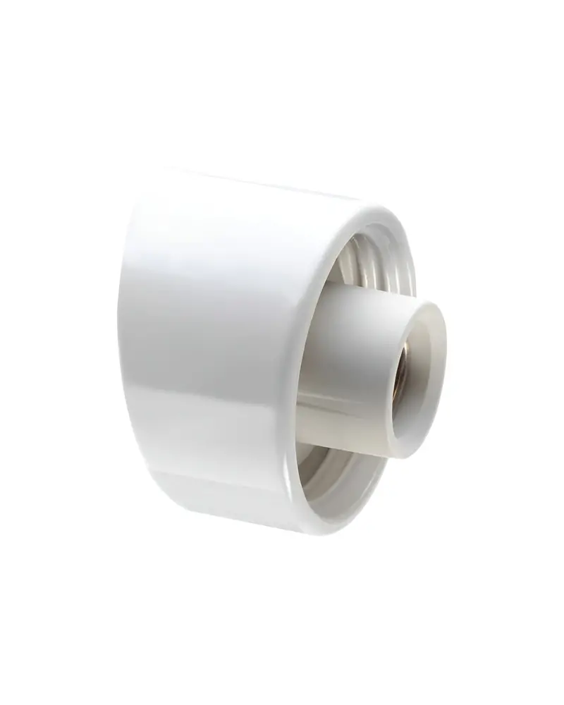 Outdoor/Wet-Room Lamp Socket – White, Angled, Ip54 1