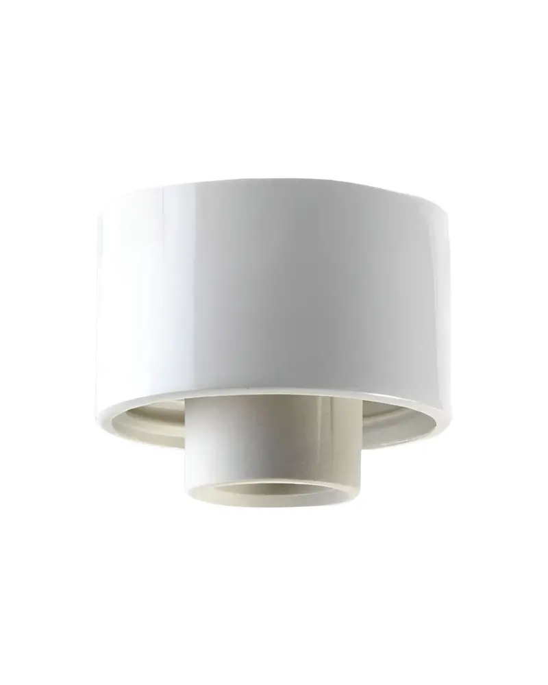 Outdoor/Wet-Room Lamp Socket – White, Straight, Ip54 1