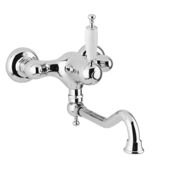 Oxford Wall-Mounted Kitchen Faucet – Chrome Finish 1
