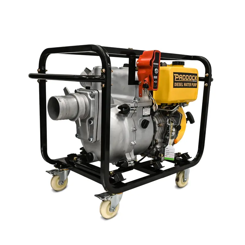Paddock Diesel-Powered Trash Water Transfer Pump 1