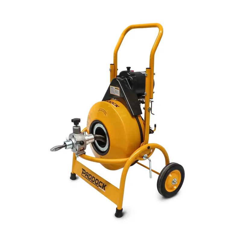 Paddock Drum-Mounted Drain Cleaning Machine With Integrated Drum Base 1