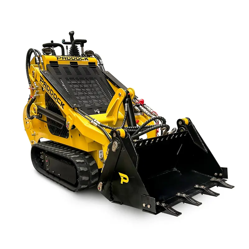 Paddock Tracked Mini Loader – 23Hp Honda Petrol Powertrain With 4-In-1 Bucket Kit 1