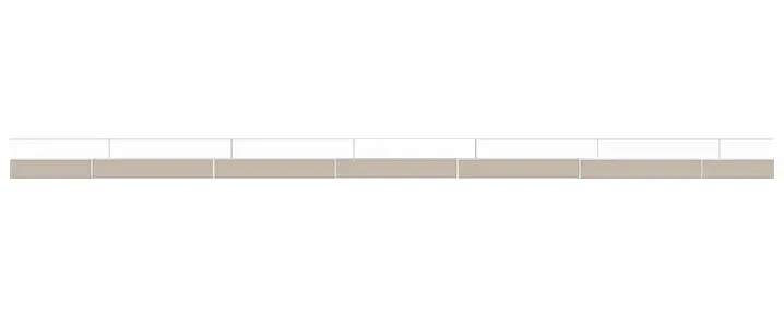 Pearl Grey And White Ceramic Tile Trim – 50 Mm 1