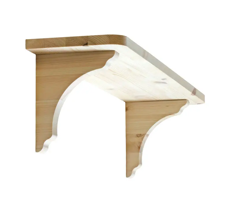 Pine Wall Shelf – Kitchen Or Entryway Use, 80 Cm 1