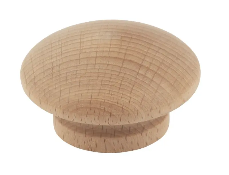 Plain Beech Cabinet Knobs – 50Mm Diameter – Set Of 2 1
