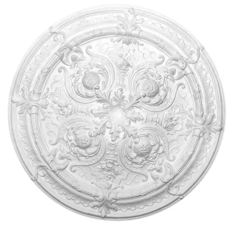 Plaster Ceiling Rosette #60 – 100 Cm Diameter Ornamental Centerpiece 1