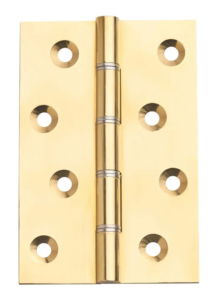 Polished Brass Washered Butt Hinges – 102Mm × 67Mm, 2-Pack 1