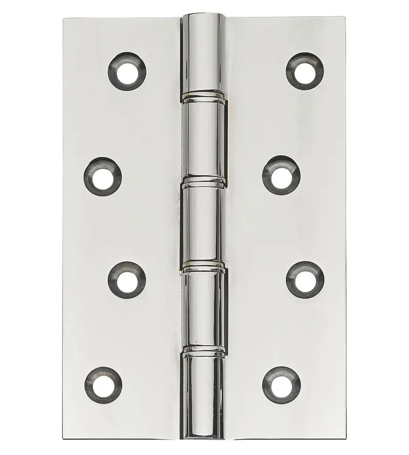 Polished Chrome Double Phosphor Bronze Washered Butt Hinges – 101Mm × 67Mm, Pack Of 2 1