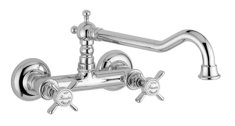 Princeton Wall-Mounted Kitchen Faucet – Chrome Finish 1