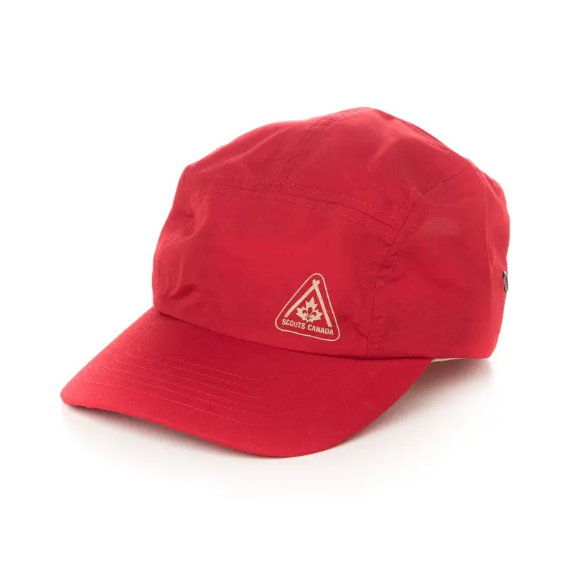 Red Technical-Style Adult Baseball Cap 1