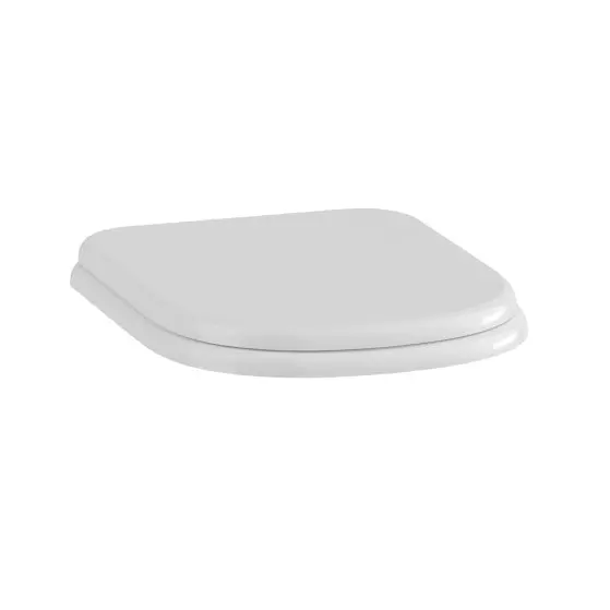 Riviera Soft-Closing Toilet Seat With Chrome Hardware 1