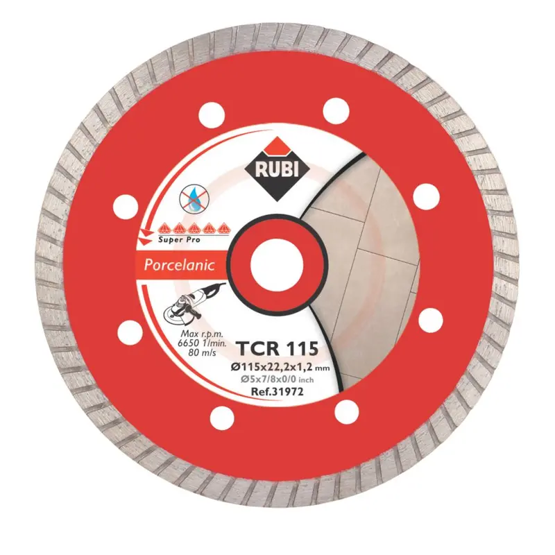 Rubi Tcr Diamond Tile Cutting Blade – 115Mm Diameter, 22.2Mm Arbor 1