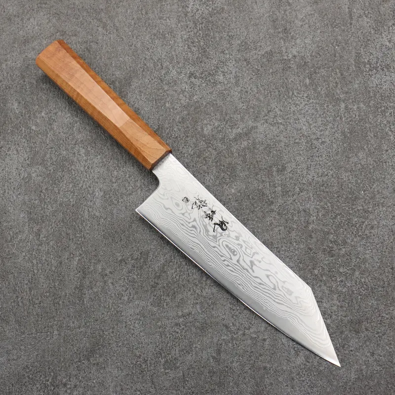 Ryusen Fukakuryu Ats-314 Damascus Kiritsuke Santoku – 170Mm Curly Maple Handle 1