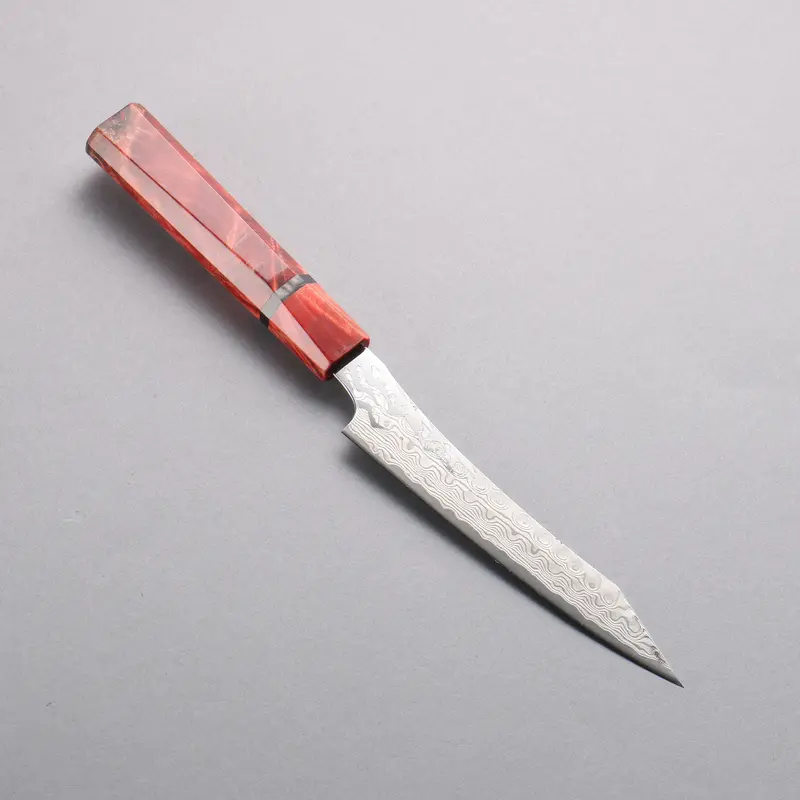 Ryusen Gurenhiryu Kai Spg Strix Damascus Kiritsuke Petty – 135Mm, Stabilized Poplar Wood Handle 1