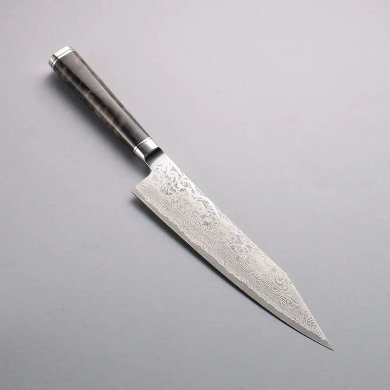 Ryusen Oukokuryu Mt Sg2 Damascus Kiritsuke Gyuto – 210Mm Migaki Blade, Stabilized Wood Handle 1
